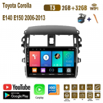 9-tolline Android Carplay Toyota Corolla E140/150 2006-2013 autoraadio Multimeedia videopleier GPS-navigatsioon WIFI 2+32GB 2+32GB