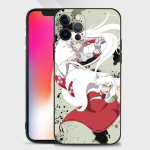 Telefoni&uuml;mbris Iphone 14 13 12 11 Pro Max Xs Max Xr X 7 8 Plus 12 Mini 6s Silicone Capa Black Shell Anime Inuyasha jaoks For iPhone 7 8 Plus