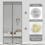 Magnetekraan Uksekardinad V&otilde;rkuksev&otilde;rk Suvine s&auml;&auml;sevastane putukate k&auml;rbseseen Kardinad K&ouml;&ouml;gikardin W 70 X H 200 cm