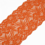 Elastne pitsliist Lillerihm Kleit Seelik Riided Dekoratsioon DIY K&auml;sit&ouml;&ouml; oranž