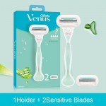 Gillette Venus Extra Smooth naiste habemenuga m&auml;&auml;rdeseep kaitseb nahka ohutu raseerimismasina &auml;rrituse eest roheline