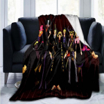 Anime &uuml;hes t&uuml;kis 3D prinditud flanelltekk Diivani tekikate Reisimine lapse voodipesu Palus flanelltekk 150x200cm