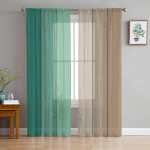 Vintage puidu tekstuuriga kaasaegsed kardinad elutuppa L&auml;bipaistvad t&uuml;llkardinad Magamistoa aksessuaaride sisekujundus 1 PCS W100XH250cm