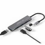 Bluendless Multiple Ports Hub Usb 3.0 Hub Usb C dokkimisjaam USB C 3.1 Type C Hub Macbooki jaoturi jaoks koos Dp HDmi Rj45 adapteriga HC401