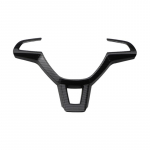 ABS Chrome Aksessuaarid Auto rooliratta kaitsekatte trimmi kleebis Volkswagen Skoda Octavia A7 Kodiaq Rapid Yeti jaoks Carbon fiber