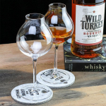 2 tk viski ninaklaas 1920. aastate professionaalne sommeljee kristallveini degusteerimistass, suur k&otilde;ht, v&auml;ike suu koguv aroomibr&auml;ndi nuusutaja 2XWhisky Nosing Cup 245ml