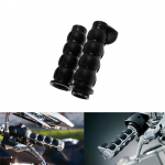 Mootorratta 1''25mm Kummist Juhtraua Gaasipedaali Abik&auml;epidemed Libisemiskindlad K&auml;epidemed Yamaha jaoks, Vulcan jaoks, Honda jaoks, Harley jaoks Chrome Hand Grips