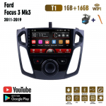 Androidi autoraadio Carplay Ford Focus 3 Mk3 jaoks 2011-2019 Multimeedia videopleier GPS-navigatsioon WIFI 2+32GB 1+16GB