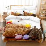 kemila 3D elav j&auml;nku voodipesu tekikott ja padjap&uuml;&uuml;r kaheinimesevoodi digitaaltr&uuml;ki voodipesu AU single 140x210