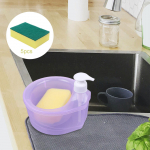 N&otilde;udeseebi dosaator ja k&auml;snahoidja 1000 ml mahutavus (Kaasas 6* pesumasin) roosa