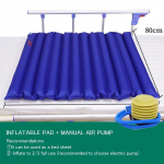 Ripple madrats Surve&otilde;humadrats Unefunktsioon Pump Lamatiste v&auml;ltimine Lamamine Pneumaatiline massaažipadi Vaba manuaalne &otilde;hupump 80*80*8cm sinine