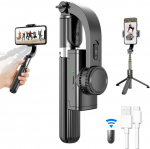 L08 Bluetooth k&auml;eshoitav gimbali stabilisaator mobiiltelefoni selfie stick hoidik Reguleeritav selfie alus iPhone / Huawei XIAOMI jaoks