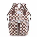 Ema ja beebi moeprint Mommy kott Multifunktsionaalne, suure mahutavusega Oxfordi riidest veekindel emakott vabaaja seljakoti m&auml;hkmekotid sinine/valge