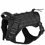 Taktikalise teeninduskoera vesti rakmed v&auml;litingimustes treenimisk&auml;epidemega veekindlad mugavad s&otilde;jav&auml;epatrulli K9 koerarakmed k&auml;epidemega L