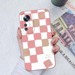 Korpused Xiaomi 6X A2 A3 10 11 12 13 Lite 11i 11T Pro tagakaanele vedel pehme silikoon-matt p&otilde;rutuskindel moekontrolli muster Xiaomi Shell kaitseraua jaoks Xiaomi Mi 6X