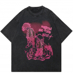 2024 Streetwear Anime Cartoon Graphic T-s&auml;rk S must