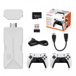 P5 PRO m&auml;ngukonsoolil on sisseehitatud 10 000+ klassikalist arkaadm&auml;ngu, 4K HDMI-teleri v&auml;ljund kahe 2,4G juhtmevaba puldiga, 64G/128G nostalgiline m&auml;ngupulk 64G
