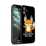 GX110 Kawaii Cute Fox Silikoonist pehme &uuml;mbris iPhone 13 12 Mini 11 Pro XS Max XR X 8 7 6 6S Plus 5 5S SE 2020 jaoks iPhone 5 5s SE
