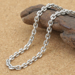 Puhast h&otilde;bedast 3 mm kaelakee S925 Sterling h&otilde;be ehted kandiline meeste naiste kaelakee 925 h&otilde;bedane &uuml;mmargune kett kaelakee 60cm