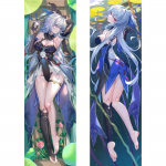 Honkai Impact 3 Bronya Zaychik Silverwing: N-EX Cosplay Dakimakura kallistav keha padjap&uuml;&uuml;r Otaku padjap&uuml;&uuml;ri kate Kingitused 120x40cm Pillowcase