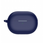 &Uuml;hev&auml;rviline Bluetoothi ​​k&otilde;rvaklappide silikoonist kaitsekate Huawei Free Buds Pro 3 laadimis&uuml;mbrisele. Kukkumisvastane &uuml;mbris koos konksuga Free Buds Pro 3 tumeroheline v&auml;rv