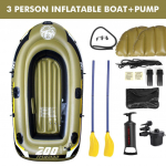 3/2 inimese PVC kummipaadid vees ujuvad kalap&uuml;&uuml;k J&otilde;epaat M&otilde;lad Kanuu &Otilde;hkpump S&otilde;udepaadid Suvine bassein Veesport 3-Person Boat