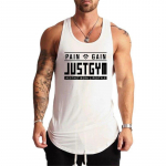 Muscleguys Fitness Mugav varrukateta T-s&auml;rk suvine Meeste Jooksu Tight Treening Stringer Vest M must