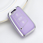 Moodne TPU autov&otilde;tme &uuml;mbris Volkswagen VW Tiguan MK2 Magotan Passat B8 CC jaoks Skoda Superb A7 tarvikute jaoks Key Case valge