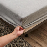 Soojad ja paksud elastsed liibuvad linad Reguleeritav flanellist talvemadratsi kate Sametine voodipesu, 150/180/200 mitu suurust 180x200 cm Only Sheet helehall v&auml;rv