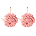 2 tk Hedgehog Fluff Ball k&auml;ter&auml;tikud Tugev imav ja kiiresti kuivav rippn&ouml;&ouml;riga mikrokiust &scaron;enill k&auml;ter&auml;tik