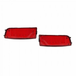1 paar LED tagumise p&otilde;rkeraua helkuri tagumine piduri udutuli Mercedes Benz Sprinter W906 06-18 jaoks VW Crafter 2006-2017 Red Cover
