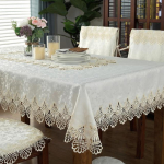Laudlina ristk&uuml;lik Luksuslik tikandid pitsist &uuml;mmargune lauakate Lill Elegantne &otilde;&otilde;neslaud S&ouml;&ouml;giriidest laualipp k&auml;ter&auml;tikud 170X260cm