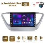Icreative Wifi 2Din Androidi autoraadio multimeediumivideopleier Hyundai Solaris 2 Verna 2017-2020 jaoks koos nupunupuga Carplay GPS 2+32GB 1+16GB