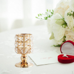 Hoidja kristallid Kaunistavad kandelinad peo lauaplaadi keskosa kaunistused k&uuml;&uuml;nlad Avaleht S_Gold