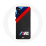 Coque Samsung Galaxy A41 BMW M Logo carbone