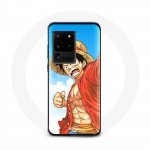 &Uuml;mbris Samsung Galaxy S20 Ultra Mangale &Uuml;hes t&uuml;kis Luffy Anime