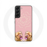 Coque pour Samsung Galaxy S21 FE Dogue de Bordeaux sym&eacute;trique photo