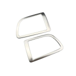 for Samsung QM6 2016 - 2022 for Renault Koleos Car Chrome Air Conditioning Vent Trim Stickers Case Stickers Stainless white