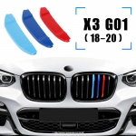 3tk Car-Styling 3D M esiv&otilde;re trimmi kaitseraua katteribade kleebised BMW X3 X4 seeria G01 2018 jaoks- v&auml;liskaunistus G01(2018-2020)