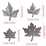 4 tk vahtralehe raam metallist l&otilde;ikestantsid Scrapbooking h&otilde;bedased lehed reljeef stantsitud &scaron;abloon DIY fotoalbumi kaartide valmistamine