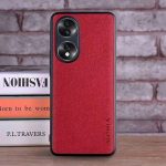 &Uuml;mbris Honor 70 5G coque jaoks Luksuslik tekstiil Nahk nahk pehme TPU telefoni kate huawei honor 70 &uuml;mbris honor 70 punane