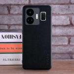&Uuml;mbris Realme GT Neo 5 GT3 GT 3 5G coque Luksuslik tekstiil Nahk nahk pehme telefoni&uuml;mbris oppo realme gt neo 5 &uuml;mbris capa Realme GT Neo 5 must
