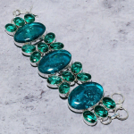 Looduslik sinine Balti merevaik, peridoodikivi 925 sterlingh&otilde;be k&auml;ev&otilde;ru 7-8 J3r65