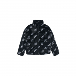 Adidas Originals Kolmeleheline Logo Seisukrae Kunstkarusnahast Paksenenud Spordijakk Unisex Jakk Must HI4656 XS