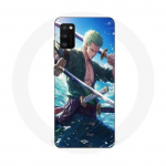 Coque Maniacase pour Samsung Galaxy A41 One Piece Roronoa Zoro ep&eacute;e manga anime