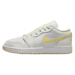 Air Jordan 1 Low GS Sail Light Laser Orange Laste tossud Kreemjas Valge Laser-Fuksia FV8486-181 40