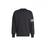 Adidas Originals Trefoil &Uuml;mmarguse kaelusega pusa Pikkade varrukatega T-s&auml;rk Meeste Topid Must HR8697 S