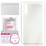 apgo MATTE Protective Skin Sticker for the back compatible with Huawei Y8p, Wrap Film, Hydrogel Film, Flexible, Soft TPU with positioning layer easy i