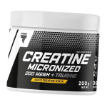 Kreatiinmonoh&uuml;draat Tauriiniga, Kreatiin Mikroniseeritud 200 mesh+Tauriin, Trec Nutrition (31101005) 200g Unflavored