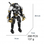 Ehitusplokk Titan Clock Man 2.0 Operaator Speakerman Drill Man Bricks Model
